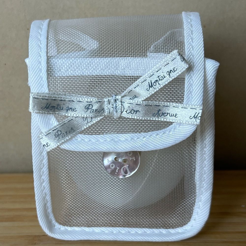 Dior Baby Sylicone Binky Pacifier With Case And Pouch RARE